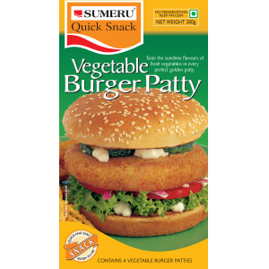 Sumeru Quick Snack Vegetable Burger Patty 300gms